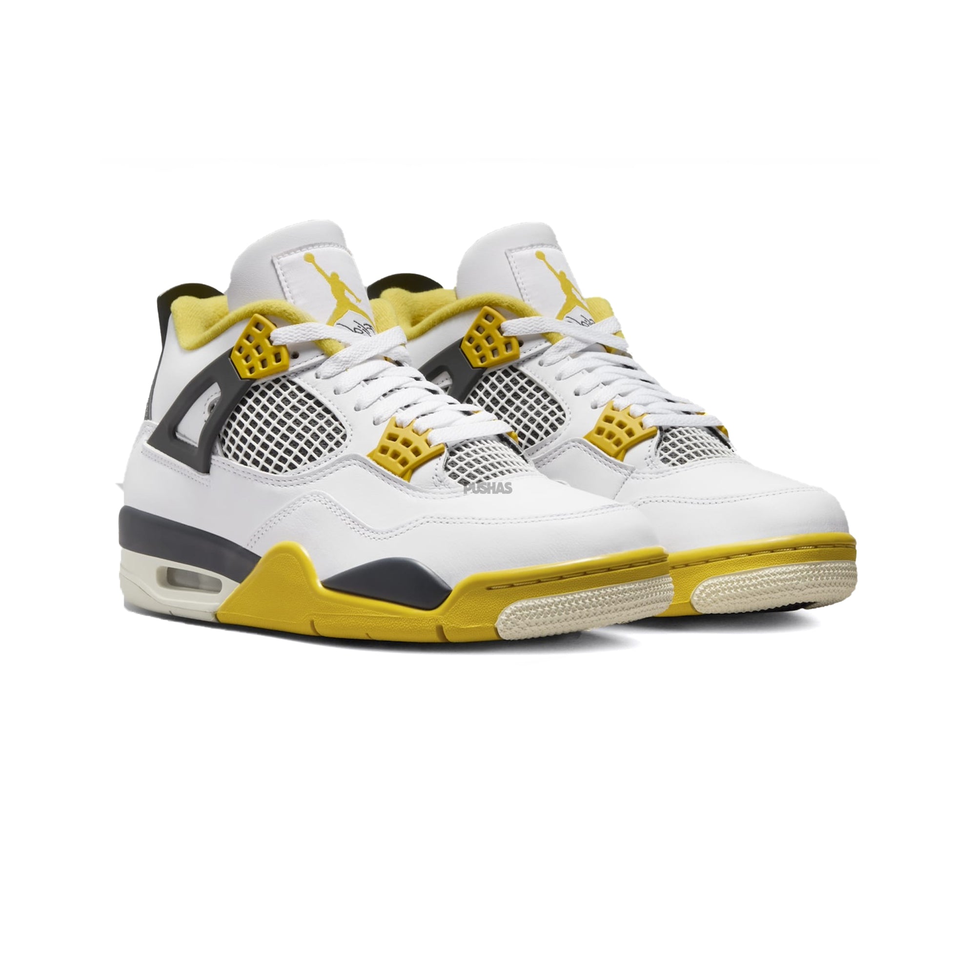 Air Jordan 4 Retro 'Vivid Sulfur' Women's Basketball Shoes 2024 - Lightweight Comfort & Style for Casual Wear, Gym & Street Fashion