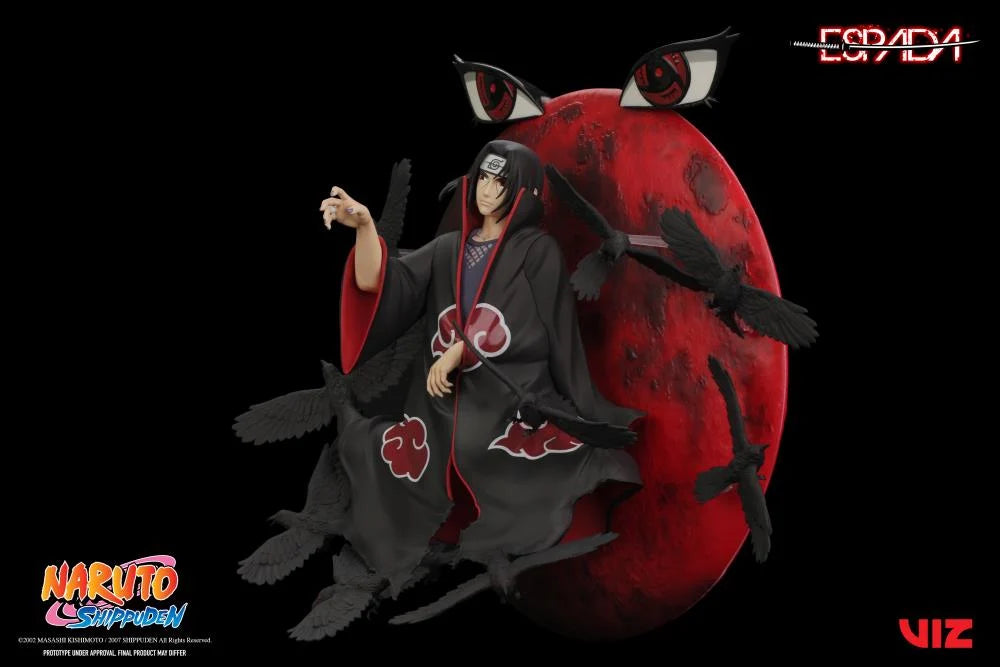 1/8 Scale Itachi Uchiha Wall Statue Figure from Naruto Shippuden - Anime Collectible for Home Decor, Office Display & Gift for Anime Fans