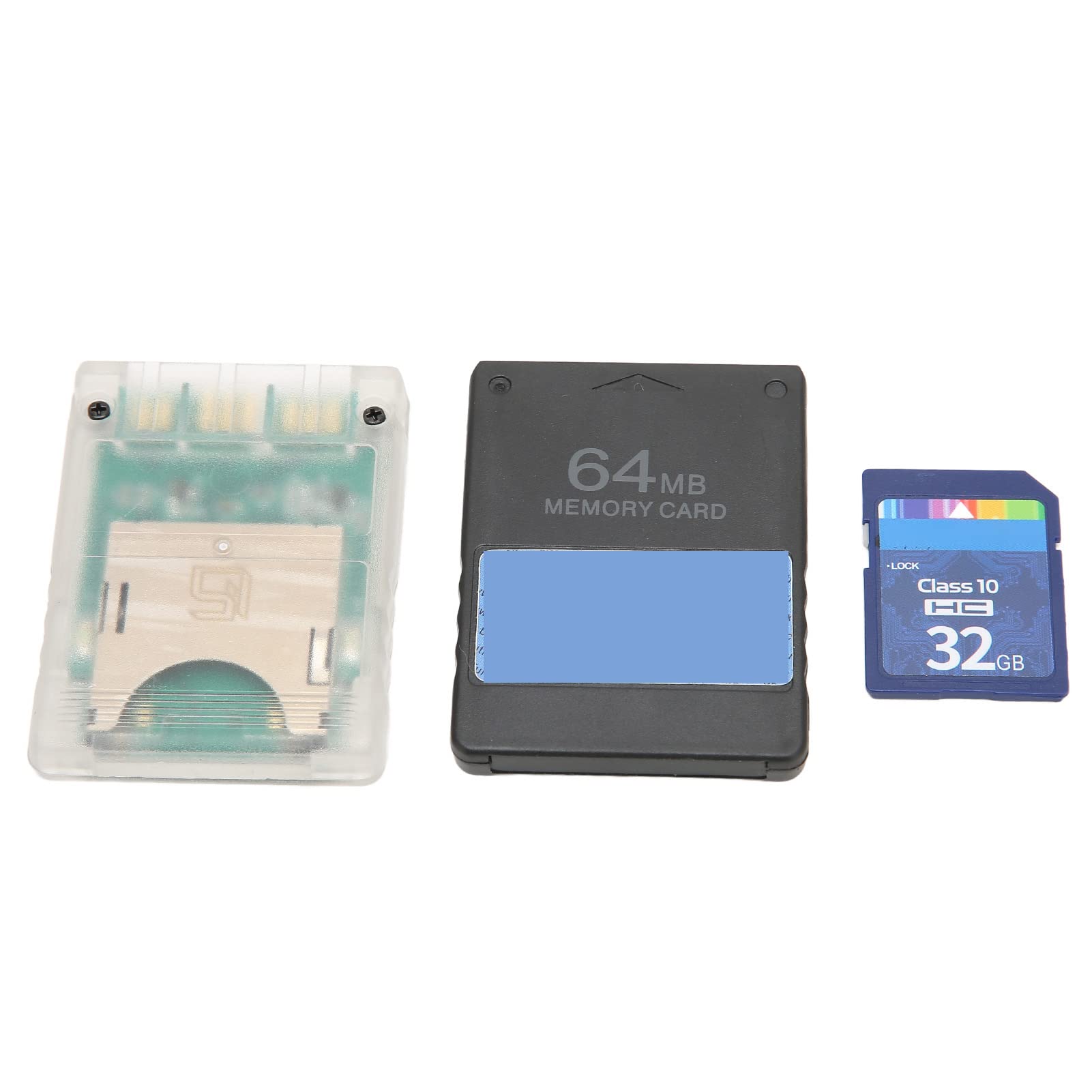 Portable Game Card Adapter - Plug & Play Memory Card Reader for PS1, PS2, Nintendo & Other Fat Consoles | Perfect for Retro Gaming & Console Modding