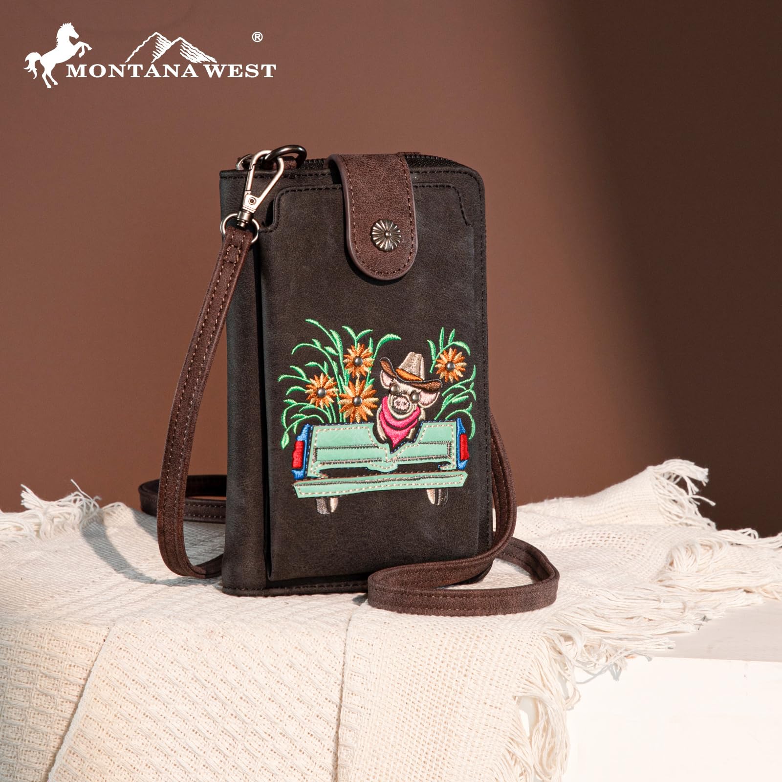 Montana West Small Crossbody Bags for Women - Stylish Western Handbag with Secure Cash Slots | Perfect for Travel, Shopping & Everyday Use