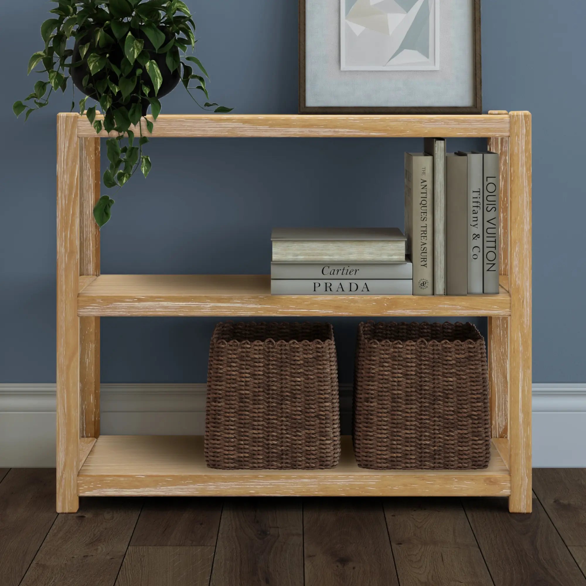 Greenport 30 Modular Bookcase - Adjustable Bookshelf for Home & Office - Modern Wooden Storage Shelf for Living Room, Bedroom, Study - Easy Assembly & Space Saving Design