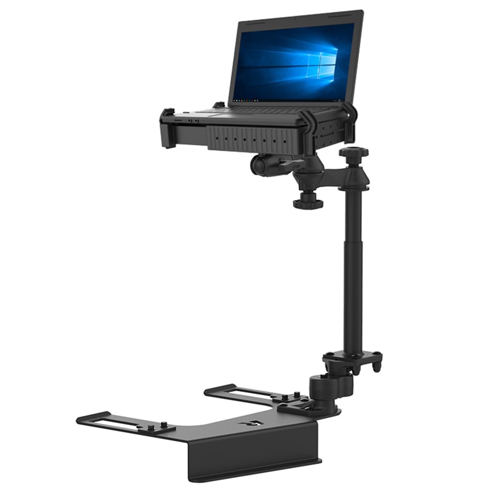 RAM Mounts No-Drill Laptop Mount for '15-24 Chevrolet Colorado & More | RAM-VB-193-SW1 | Secure Laptop Holder for Work Trucks & Off-Road Adventures