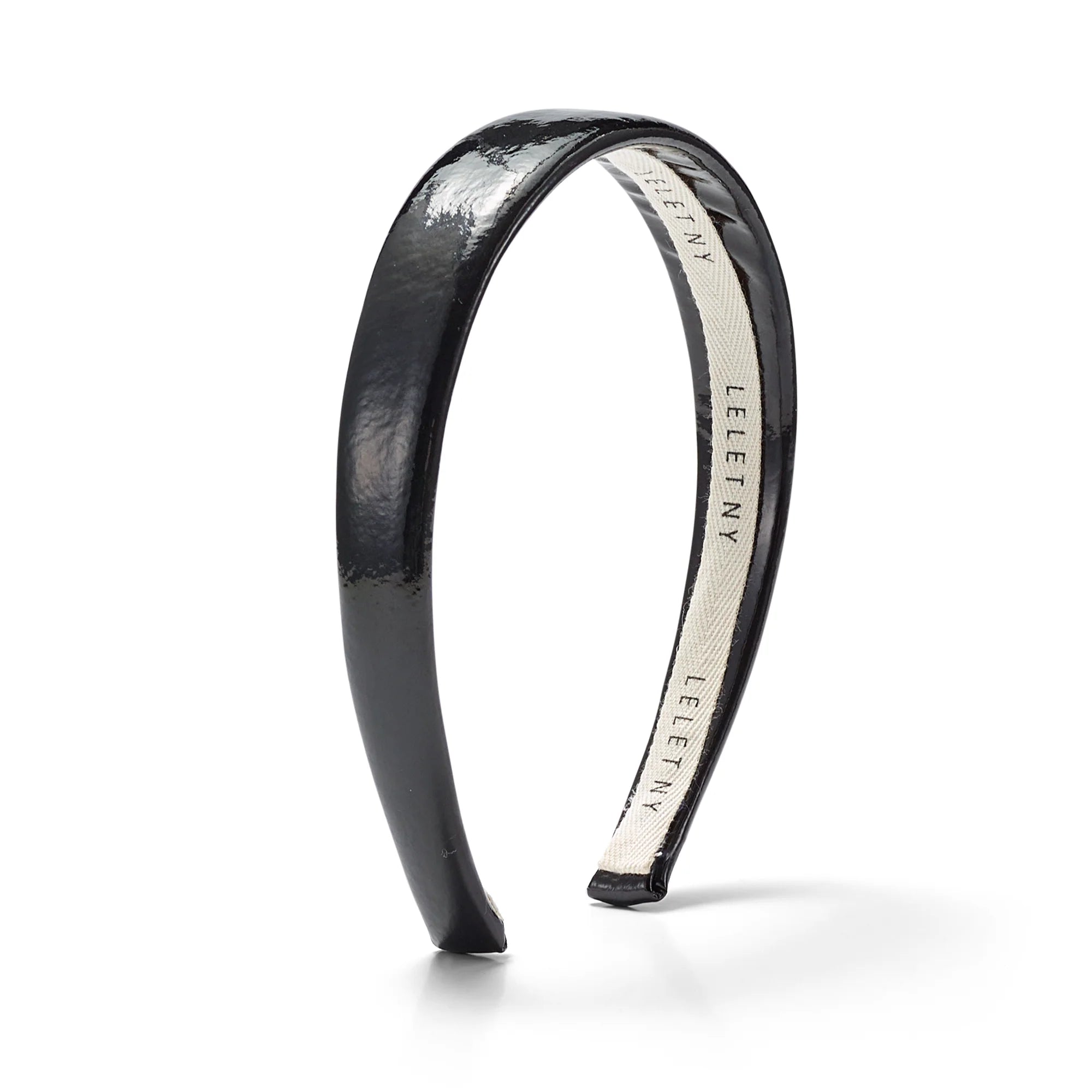 Patent Leather Kim Headband - Limited Edition Hair Accessory for Women | Perfect for Workouts, Yoga, and Fashion Outfits
