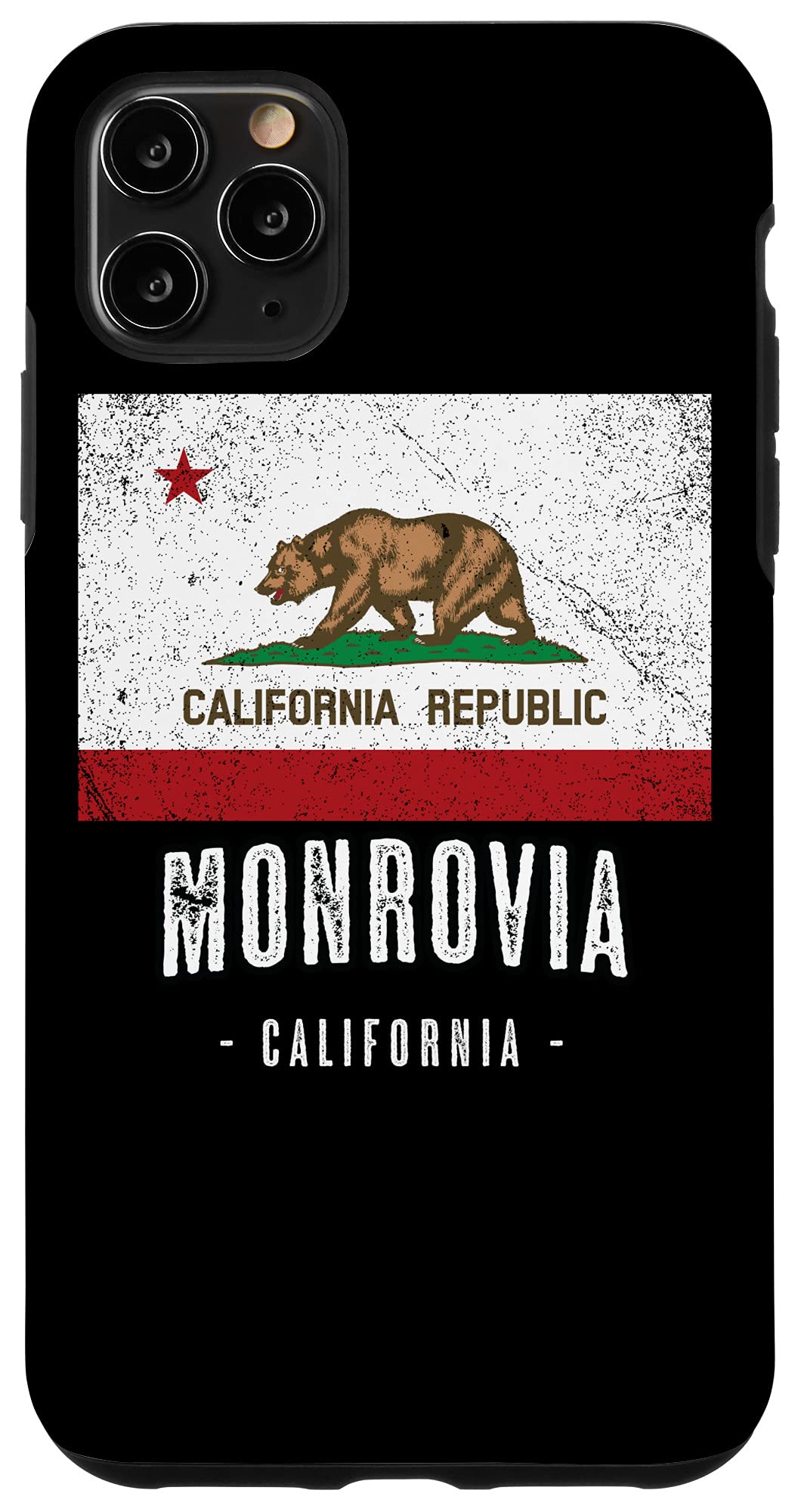 iPhone 11 Pro Max Case - California Flag Design | Premium Protective Cover for iPhone 11 Pro Max with CA Souvenir Style - Perfect for Travel, Gifts & Showcasing State Pride