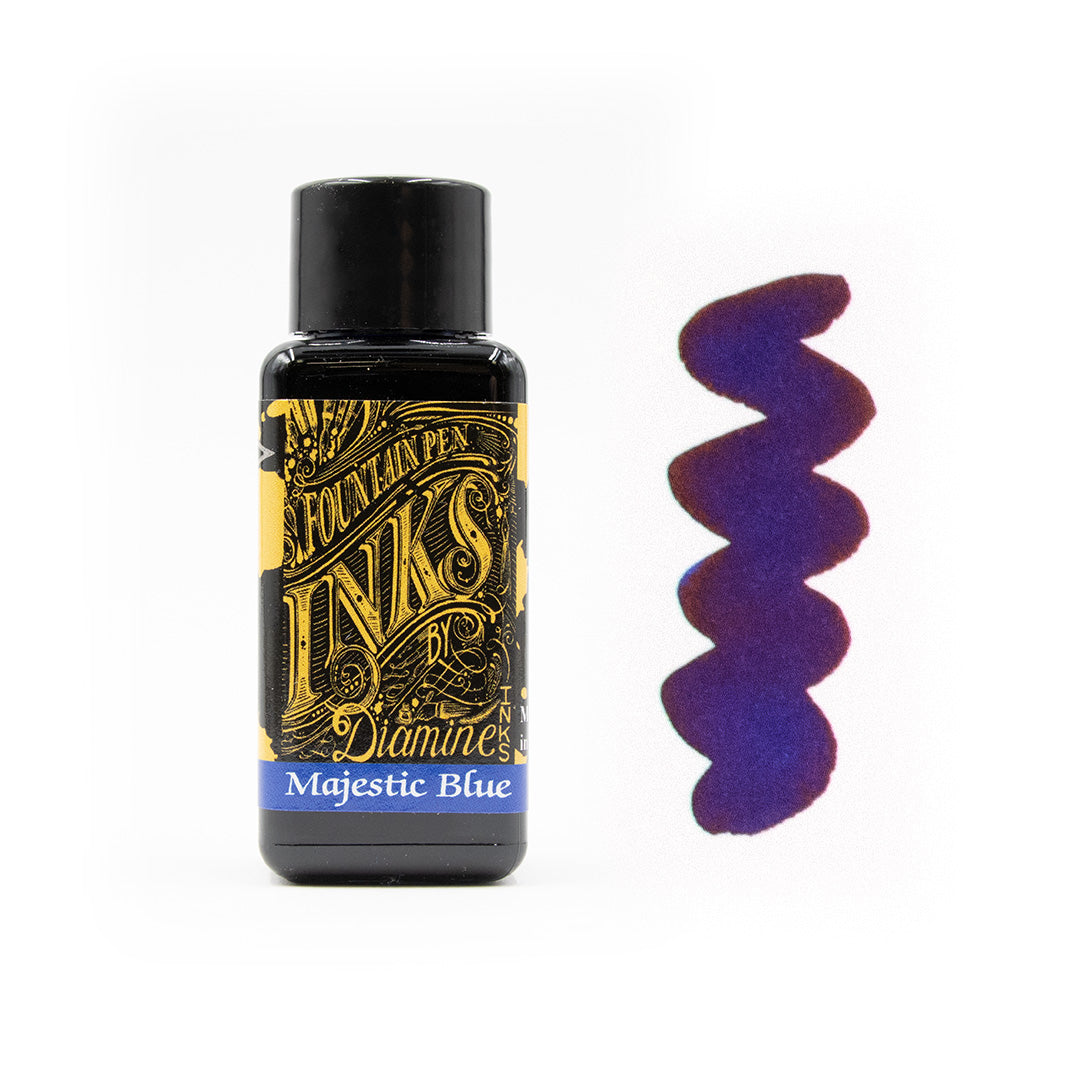 Premium Diamine Fountain Pen Ink 30ml Bottle - Vibrant Colors for Calligraphy, Journaling & Artistic Writing - Perfect for Fountain Pens, Dip Pens & Ink Drawing