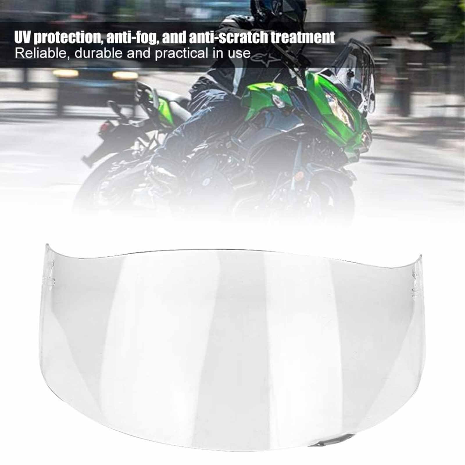 Cat Ears Motorcycle Helmet Visor - Windshield Lens for Open Helmets | Riding Protection