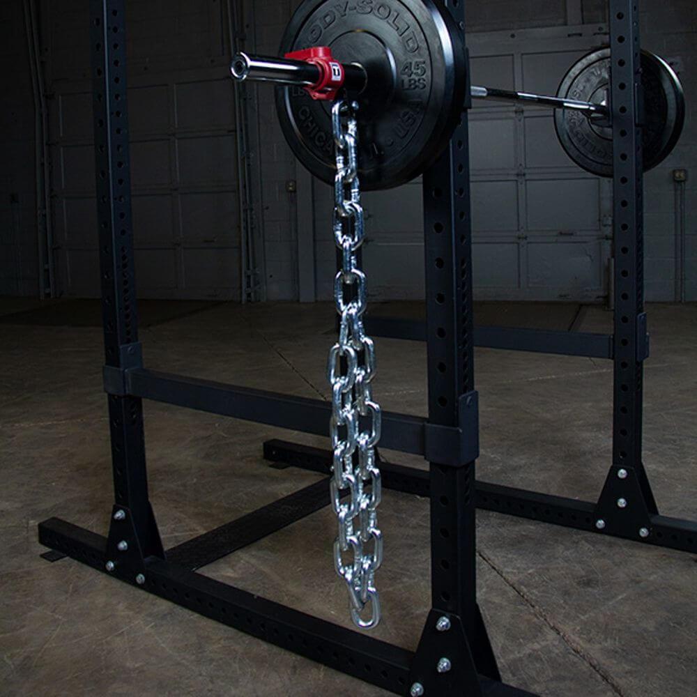 Body Solid Tools 22lb Lifting Chains (Pair) BSTCH44 - Heavy Duty Weightlifting Chains for CrossFit, Powerlifting & Strength Training - Perfect for Gym, Home Workouts & Fitness Equipment
