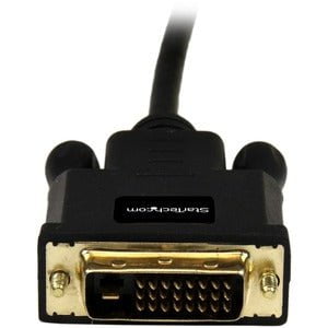 3 ft Mini DisplayPort to DVI Adapter Cable - High Speed Mini DP to DVI Video Converter for Mac & PC (1920x1200 Resolution, Black) - Perfect for Home Office, Gaming & Multi-Monitor Setup
