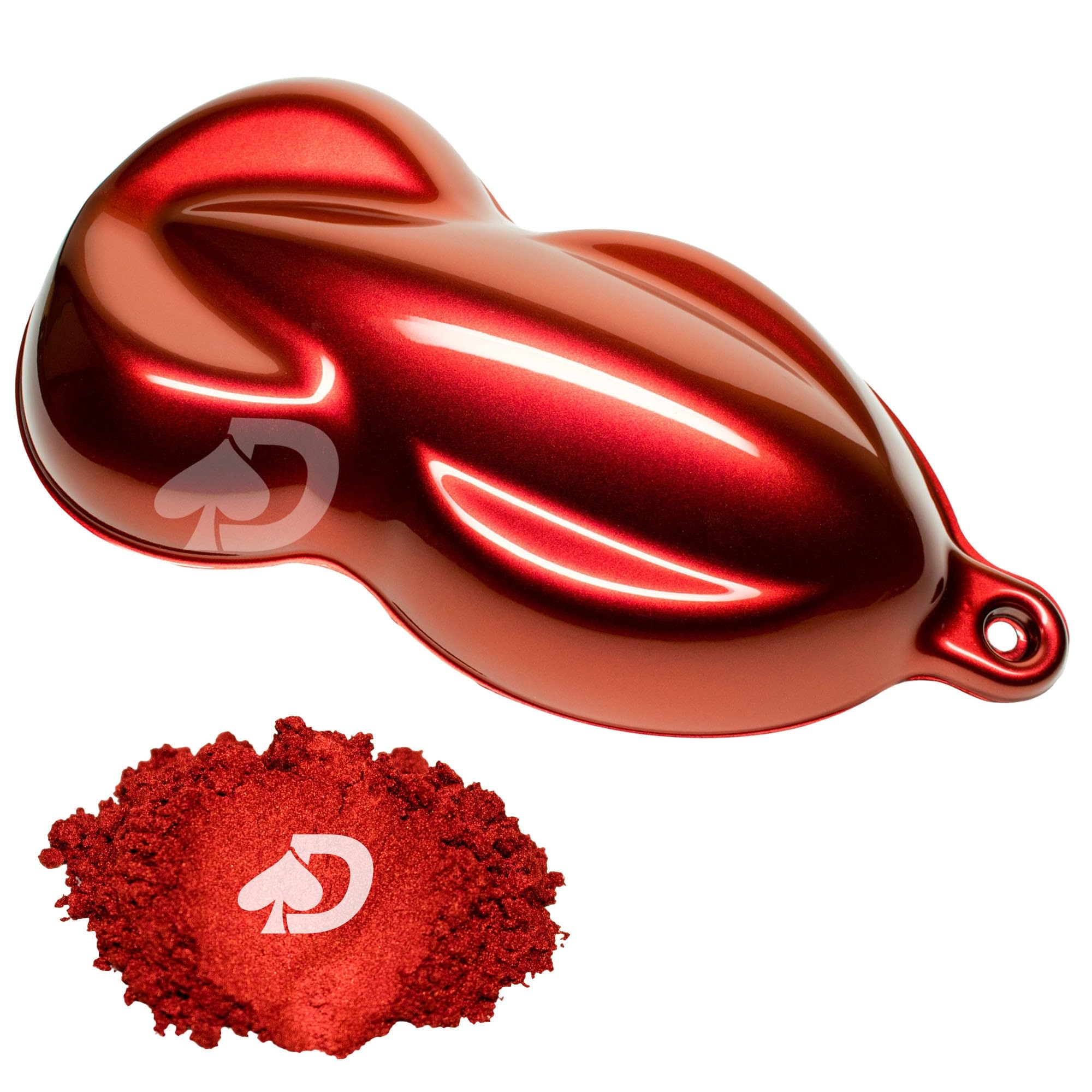 Atomic Red Pearl Mica Powder 25g - Non-Toxic Pigment for Auto Paint, Resin, Epoxy, Nail Polish & Crafts | Vibrant Red Pearl Color for DIY Projects, Automotive Touch-Ups, and Artistic Creations