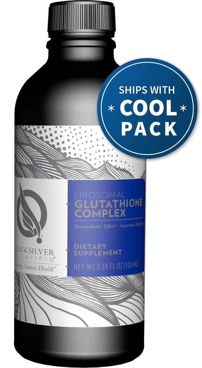 Quicksilver Scientific Glutathione Complex - Premium Liquid Glutathione Supplement with Milk Thistle & Vitamin B Complex for Enhanced Absorption & Antioxidant Support (3.38 oz) - Boost Energy, Detoxify & Support Skin Health Daily