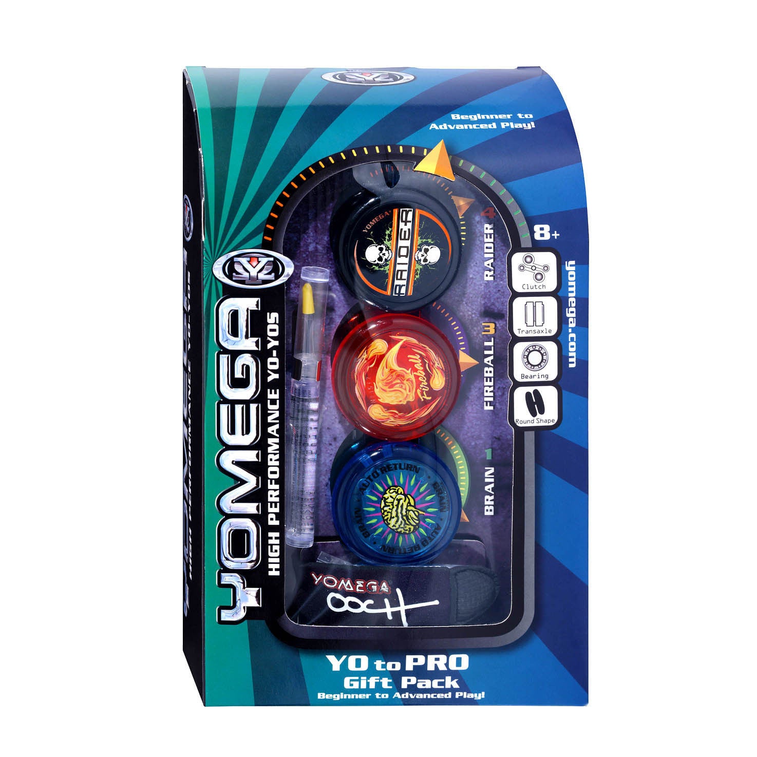 Yomega 3-Piece Yo-Yo Gift Set - Professional Spinning Yo-Yos for Kids & Adults - Perfect for Competitions, Tricks & Outdoor Play