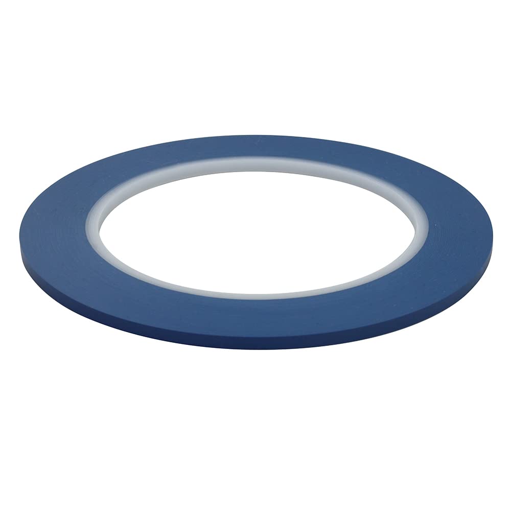 High-Temperature Vinyl Fine Line Masking Tape - 1.5mm to 6mm Width for Automotive Paint & Curves (6 Rolls) - Perfect for Car Detailing, DIY Projects & Precision Painting