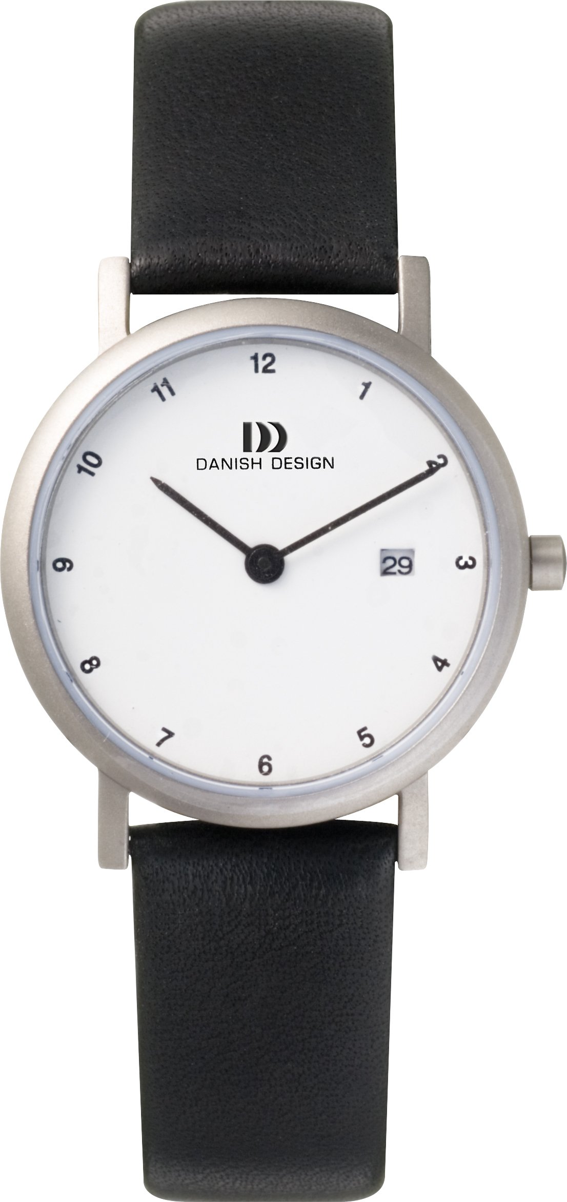 Danish Design IV12Q272 Titanium Case Leather Band White Dial Women's Watch - Elegant & Durable Timepiece for Business, Casual & Special Occasions