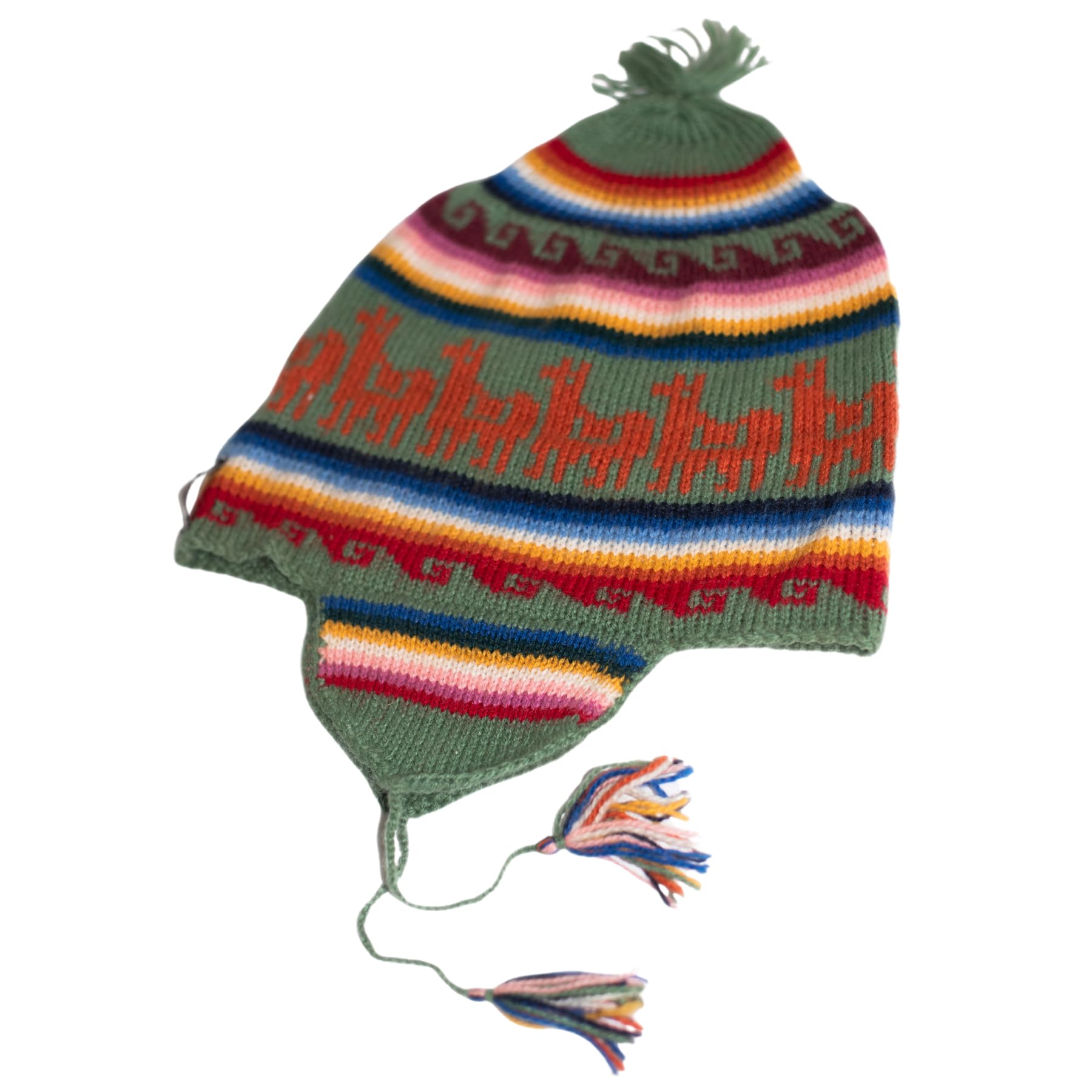 Premium Alpaca Wool Beanie Hat for Men & Women - Warm Winter Hat with Ear Flaps - Soft Peruvian Knit Cap for Cold Weather - Perfect for Skiing, Snowboarding & Outdoor Activities