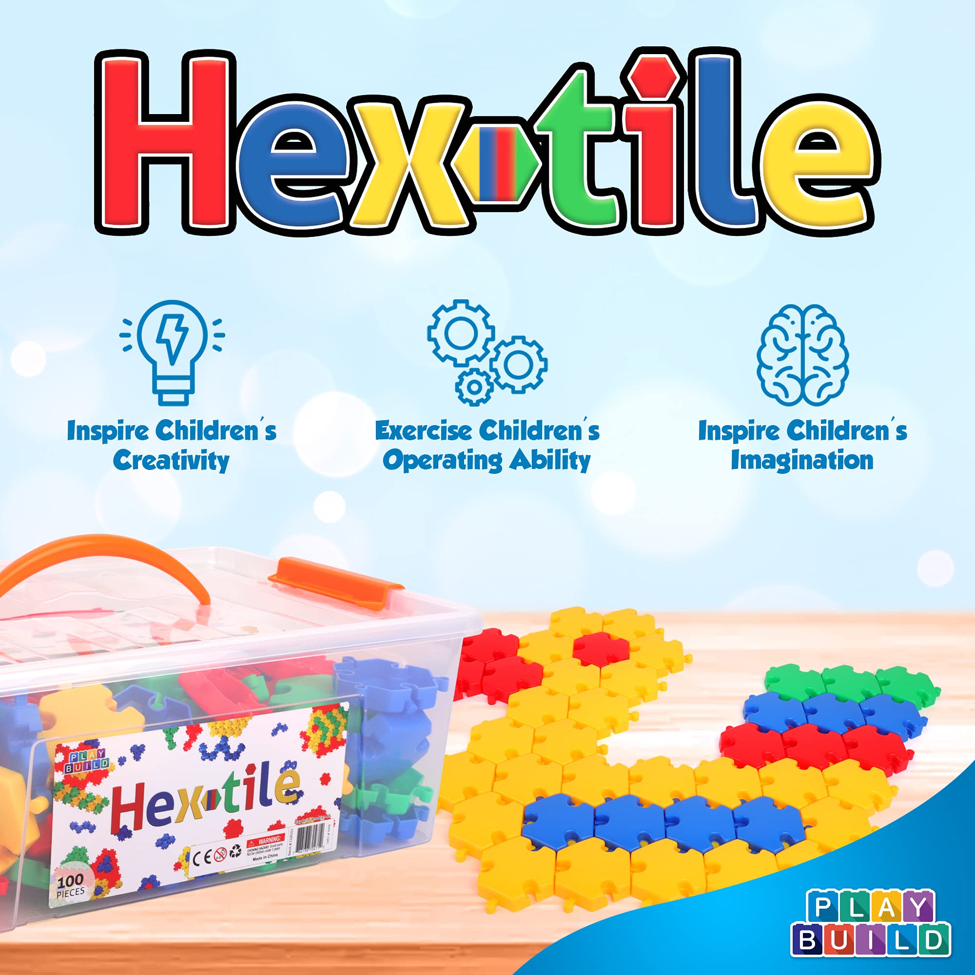**Best Baby & Toddler Connecting Blocks - Fun Snaps STEM Educational Toy for Fine Motor Skills - Learning & Play for Kids Ages 3+ - Perfect for Preschool & Home Activities**