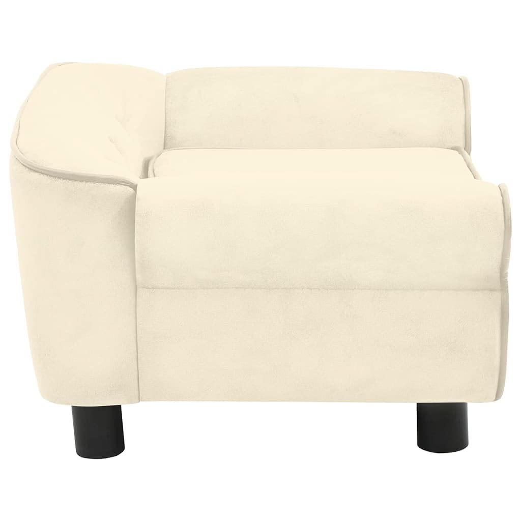YAFF Washable Plush Dog Bed for Small Dogs & Cats - Soft Pet Sofa Bed with Removable Cushion Cover - 28.3