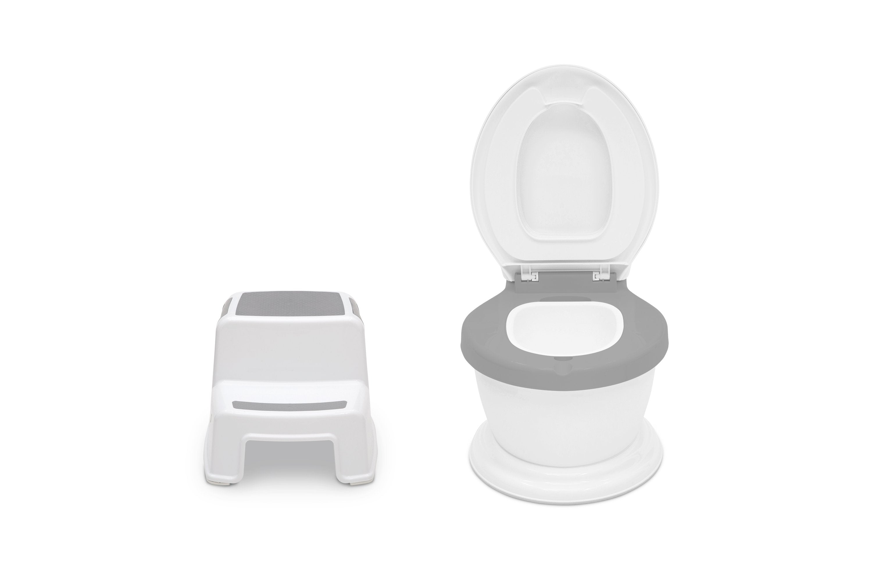 Kids Potty Training Toilet and Step Stool 2-Piece Set for Toddlers - Perfect for Bathroom Independence & Handwashing Practice