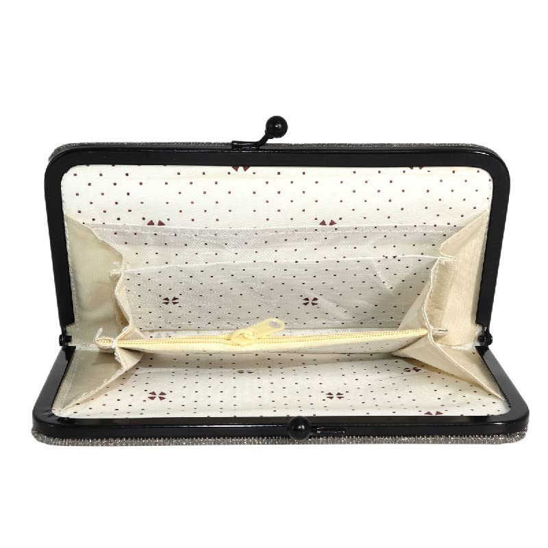Sparkly Riwaan Glitter Clutch Purse for Women - Elegant Evening Bag with Secure Twist Lock Closure | Perfect Wedding Clutch, Bride Purse & Party Handbag (1 Unit) | Ideal for Prom, Cocktail Parties & Special Occasions