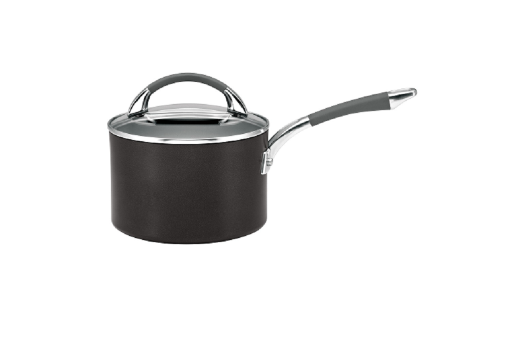 Anolon Endurance+ 1.9 Quart (1.9L) 16cm Nonstick Saucepan - Premium Cookware for Sauces, Soups & Stews - Induction Compatible, Oven Safe to 500°F - Perfect for Home Cooking & Professional Kitchens