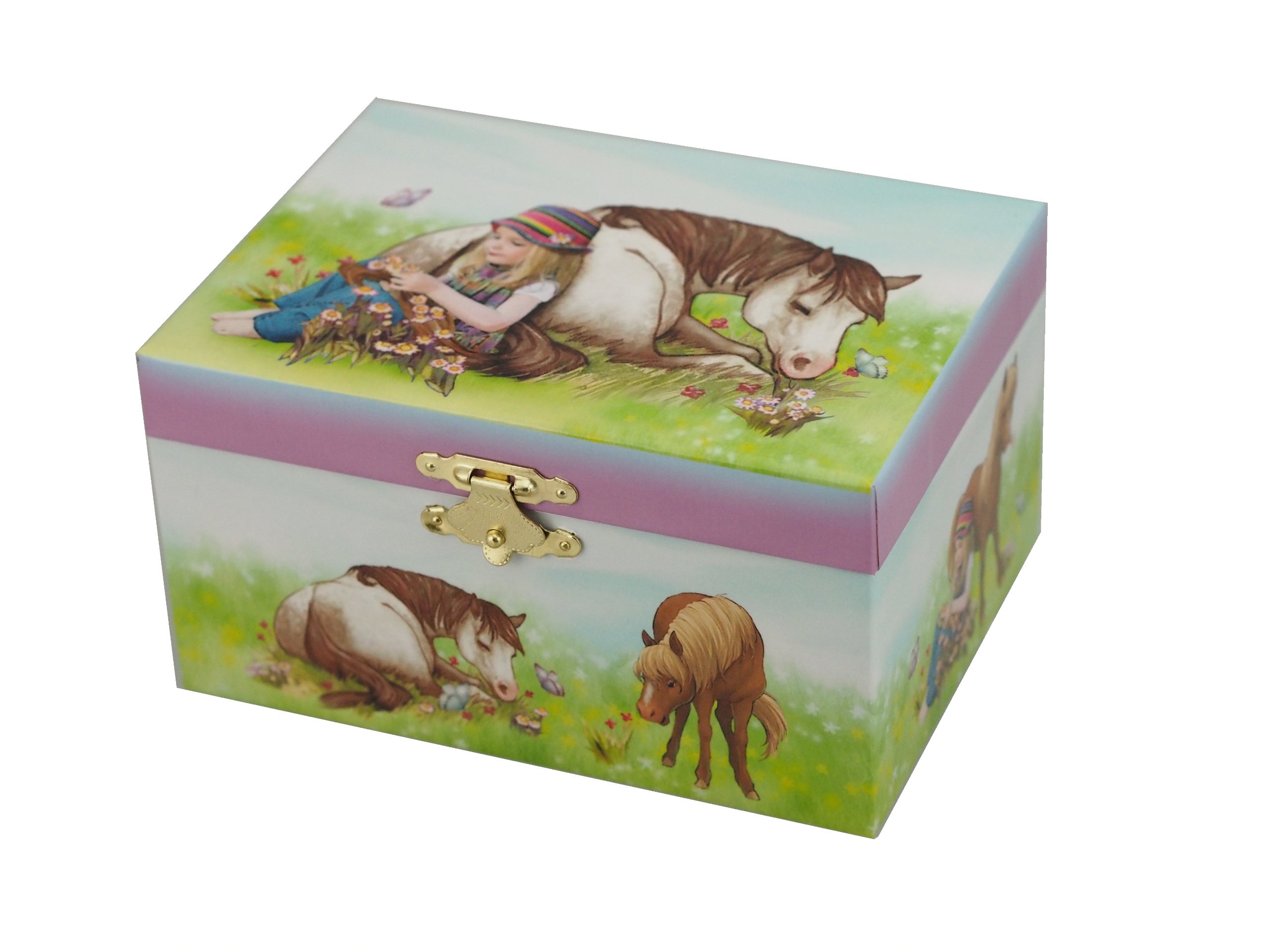 Elegant Horse-Themed Jewelry Box for Women - Perfect for Gift Giving, Travel & Home Storage