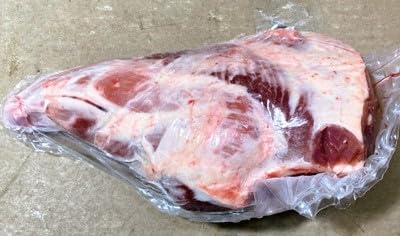 Premium Bone-In Leg of Lamb - Fresh, Tender & Juicy (Avg 5 lbs) - Perfect for Roasting, Grilling & Holiday Dinners
