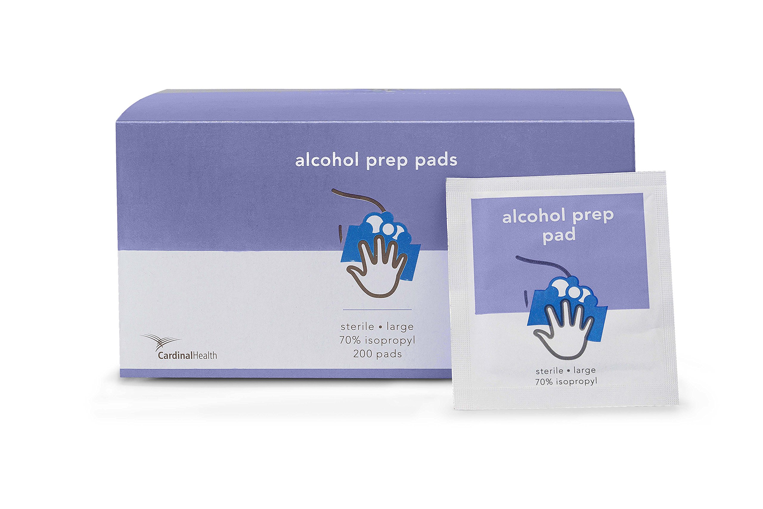 Alcohol Prep Pads - 100 Count Sterile Alcohol Swabs for First Aid, Wound Cleaning & Disinfection - Perfect for Medical Use, Tattoo Aftercare & Travel First Aid Kits