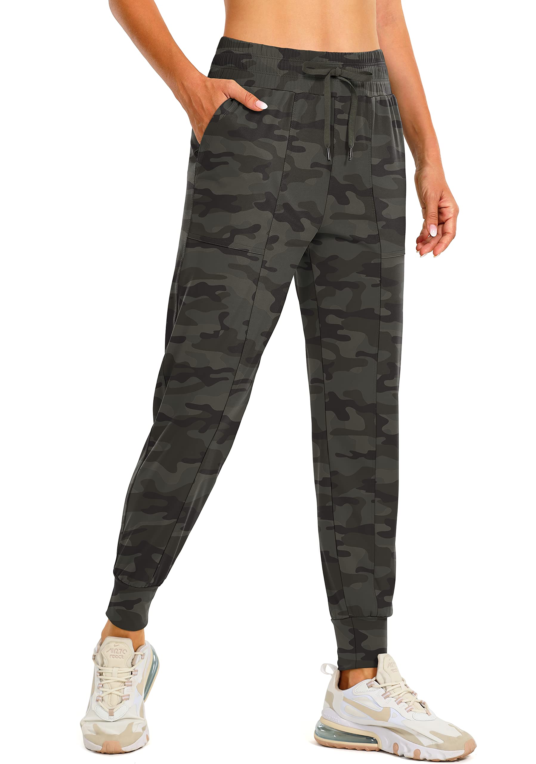 Women's High Waisted Jogger Pants - Athletic Sweatpants with Drawstring & Pockets | Lounge, Yoga, Running & Casual Wear