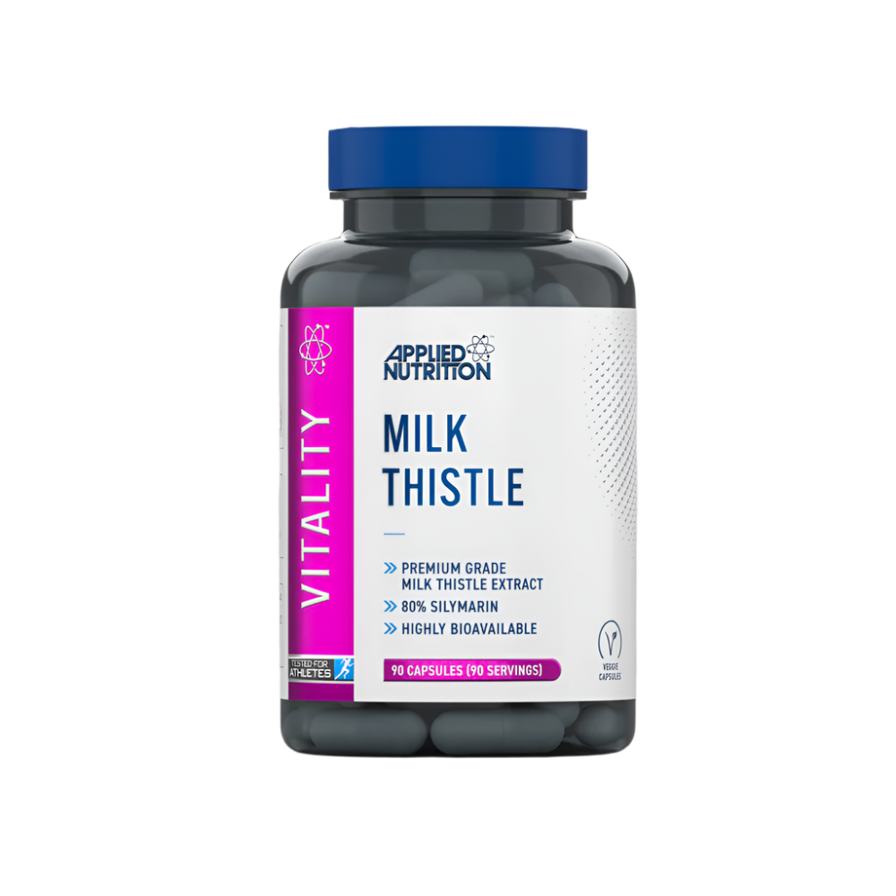 Applied Nutrition Milk Thistle 90 Tablets - Liver Support & Detox Supplement for Digestive Health - Perfect for Daily Wellness Routine