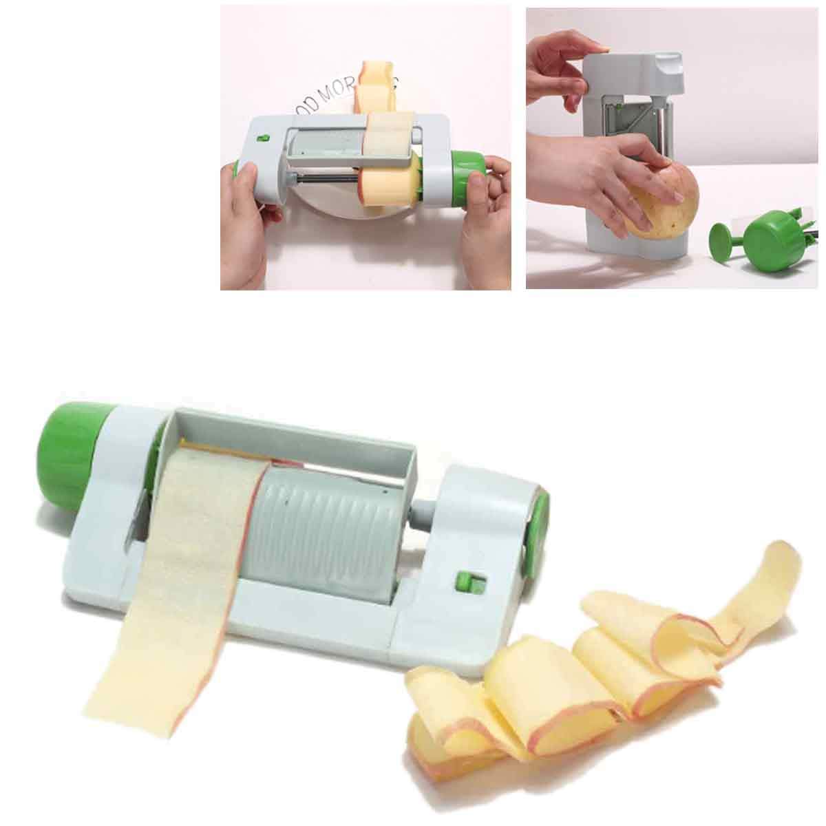 Spiralizer Vegetable Slicer - 5-Blade Multi-Function Kitchen Tool for Fruits & Vegetables | Perfect for Zucchini Noodles, Salad Prep & Healthy Snacks