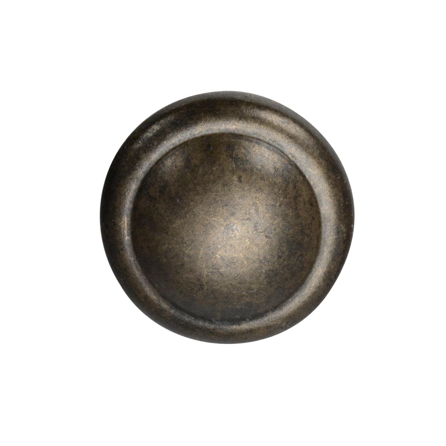 25 Pack Rustic Antique Bronze Cabinet Knobs #1115-1-3/8
