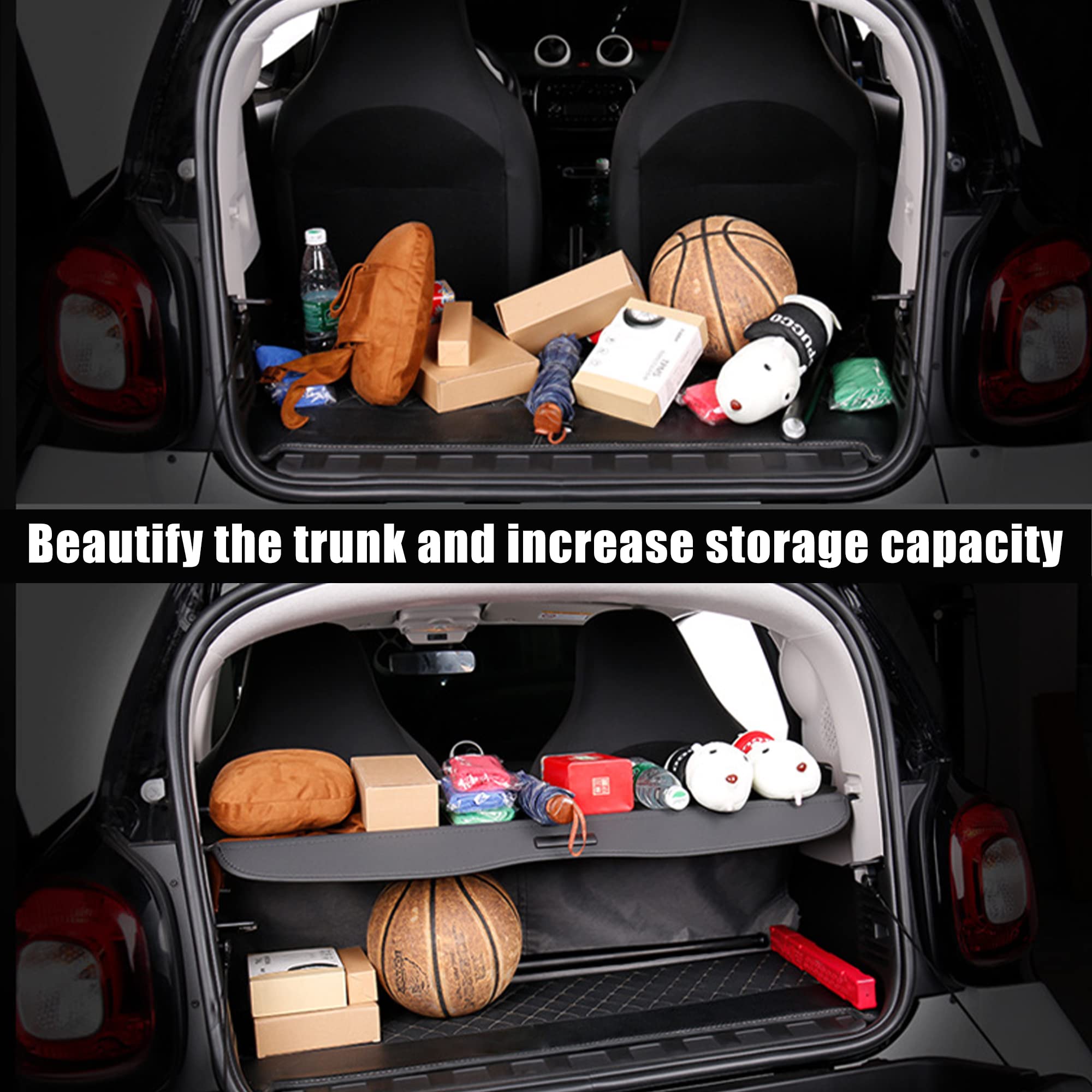 AUXKO Retractable Cargo Cover for Honda CRV 2023-2025 (Including Hybrid) - Trunk Luggage Security Shade, Privacy Screen for CR-V 2023 2024 2025 Models - Anti-Peeping Protection for Your Valuables | Perfect for Road Trips, Shopping & Outdoor Adventures