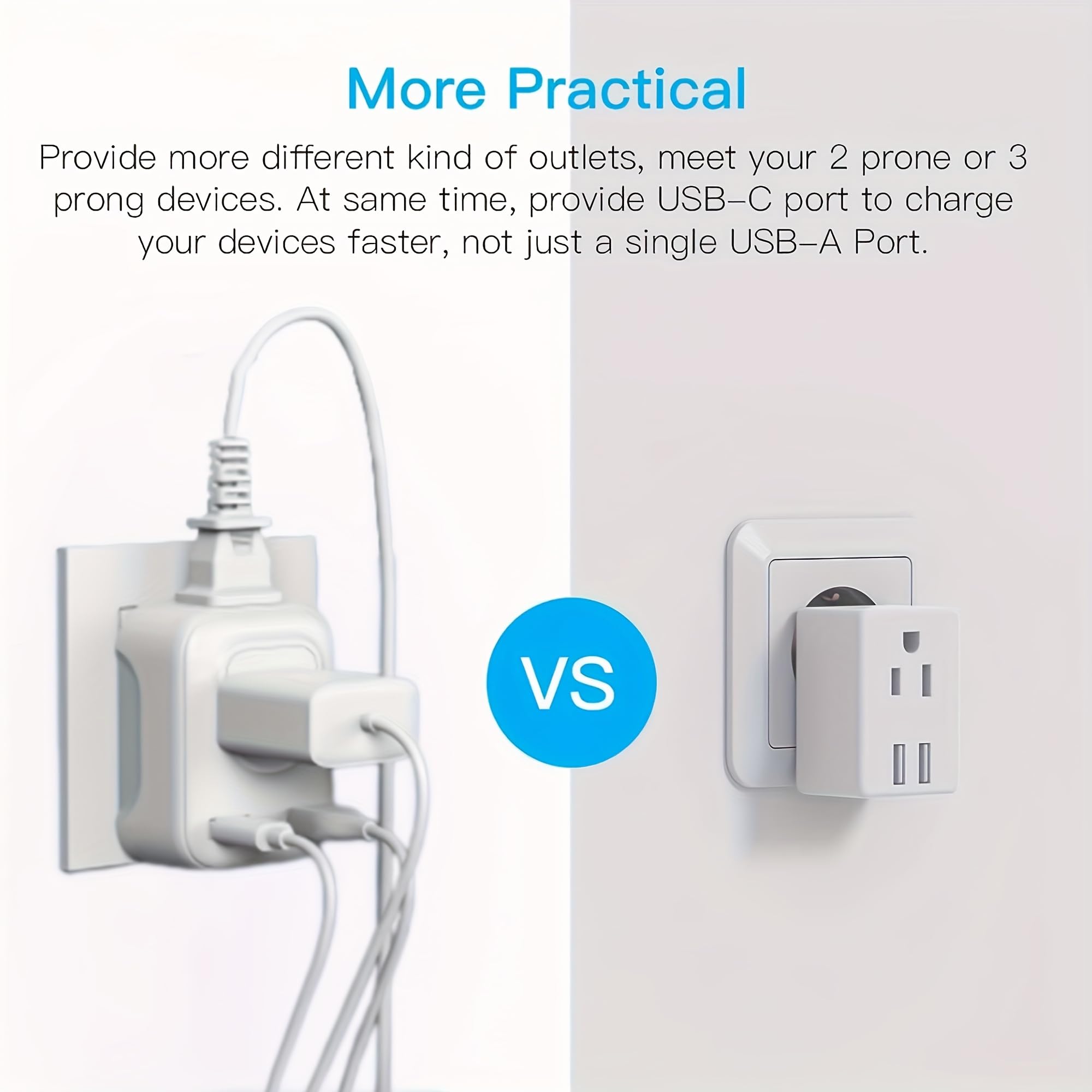 Universal Travel Adapter with USB Ports - Worldwide All-in-One Power Plug Converter for International Travel (US/EU/UK/AU) - Perfect for Business Trips, Vacations & Charging Devices Abroad
