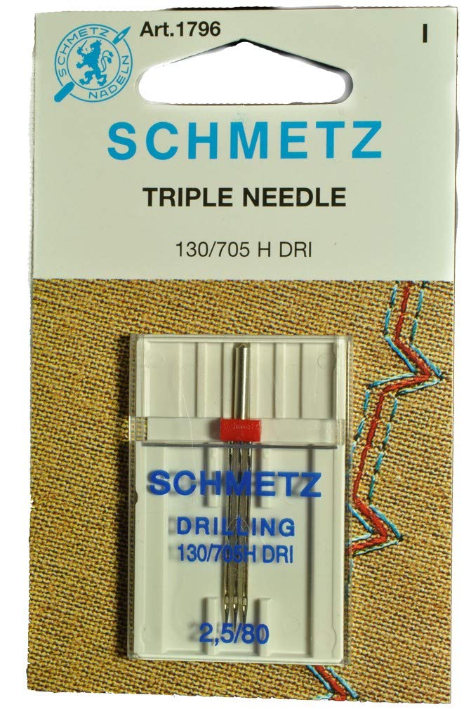SCHMETZ Universal Sewing Machine Needles - Triple Pack for Heavy Duty Fabrics, Denim & Quilting | Perfect for Home DIY, Dressmaking & Upholstery Projects