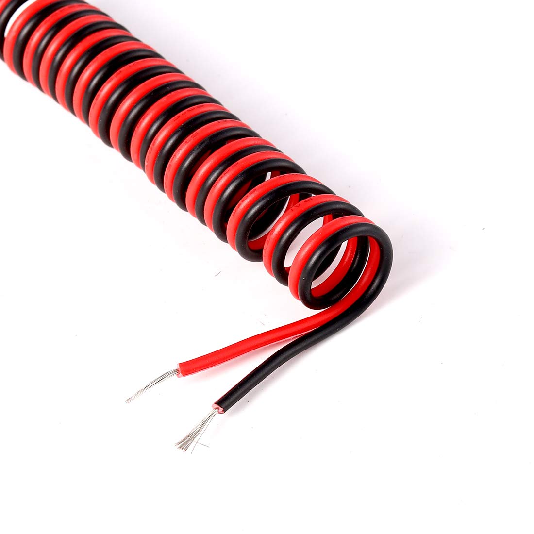 20AWG 2-Pin LED Strip Light Extension Cable - 66ft Marine Grade Wire for 3528/5050/5630 Single Color LED Strips - Perfect for Pontoon Boat, Kayak, Stern, Anchor Mast & Navigation Lights