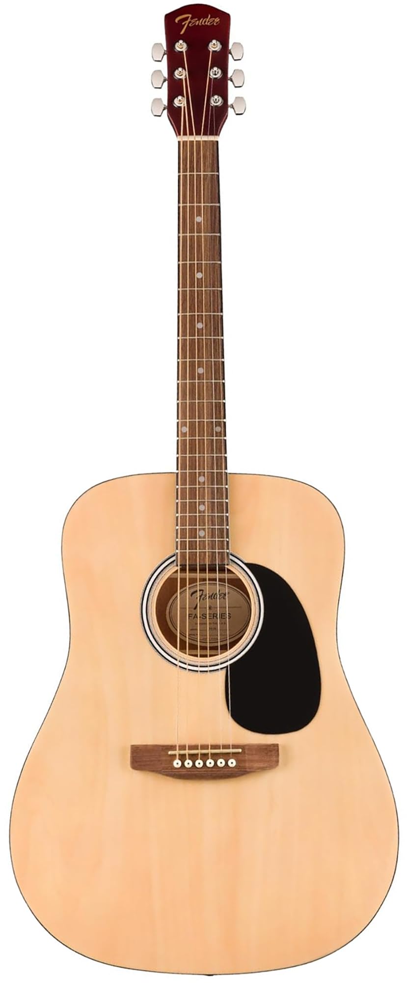 Fender Dreadnought Acoustic Guitar Natural - Full Starter Bundle with Gig Bag, Tuner, Strings, Picks & Online Lessons | Perfect for Beginners, Campfire Singalongs & Home Recording Studios