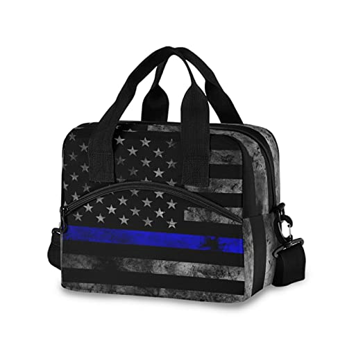 Thin Blue Line American Flag