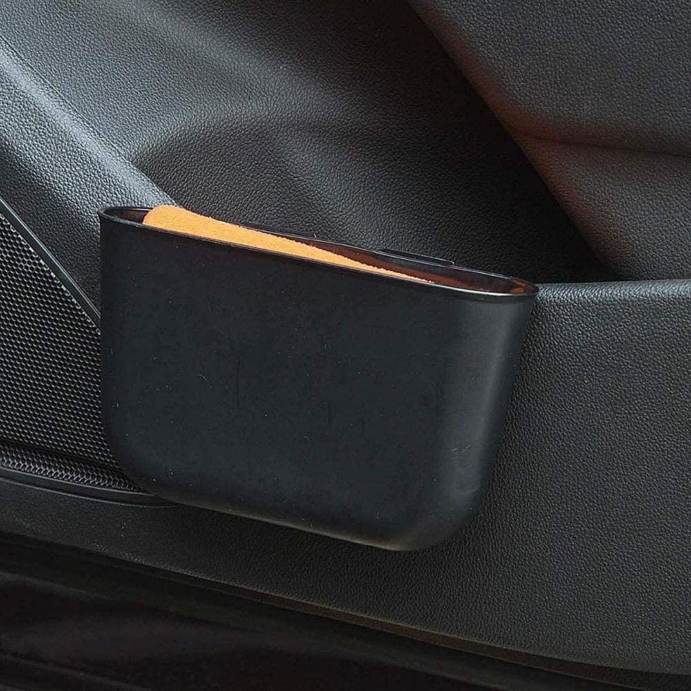 Car Trash Can - Auto Garbage Bag Organizer Holder for Vehicles (1PC Black) | Portable Car Trash Bin for Road Trips, Commuting & Family Travel