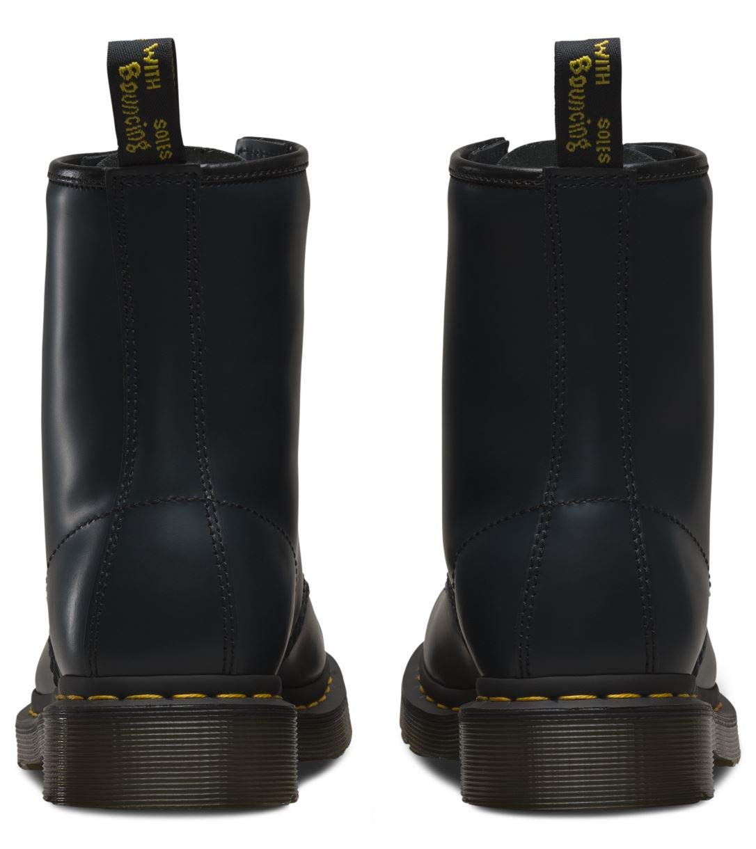 Dr. Martens Unisex 1460 Mono Smooth Leather 8-Eye Combat Boots for Men & Women - Perfect for Punk Fashion, Workwear & Everyday Street Style