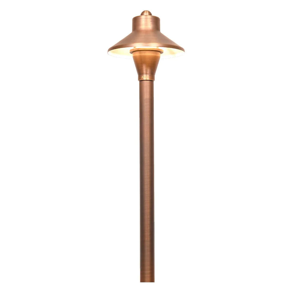 12V G4 Snub Low Voltage Heavy Duty Cast Brass Outdoor LED Pathway Light - Durable Landscape Lighting for Garden, Walkway, and Patio