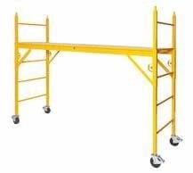 680 Elite Scaffold - Heavy Duty Aluminum Scaffolding for Construction & Home Renovation | Adjustable Height, Portable & Stable Platform for Painting, Roofing & Maintenance Work
