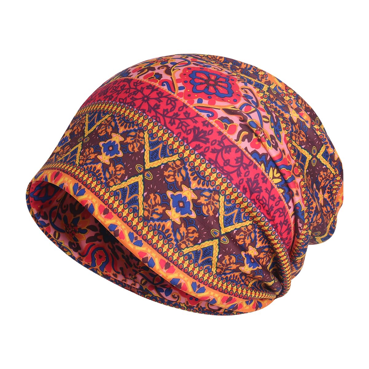 Women's Soft Stretchy Chemo Beanie Hat - Comfortable Loose Fit Knitted Cap for Cancer Patients - Perfect for Cold Weather, Indoor Comfort & Head Covering After Treatment