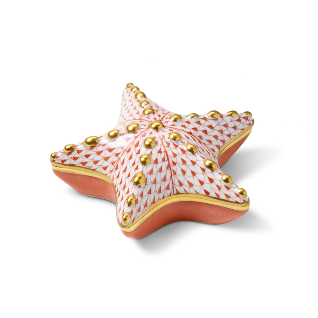 Starfish Box - Rustic Wooden Storage Box for Home Decor, Jewelry & Keepsakes | Perfect for Beach House, Farmhouse & Coastal Style Decor