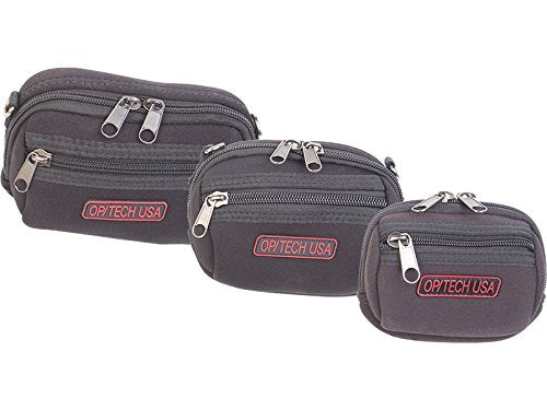OP/TECH USA Soft Pouch Zippeez - Compact Camera Case for DSLR, Mirrorless & Lenses - Water-Resistant Protective Storage for Travel, Hiking & Outdoor Photography