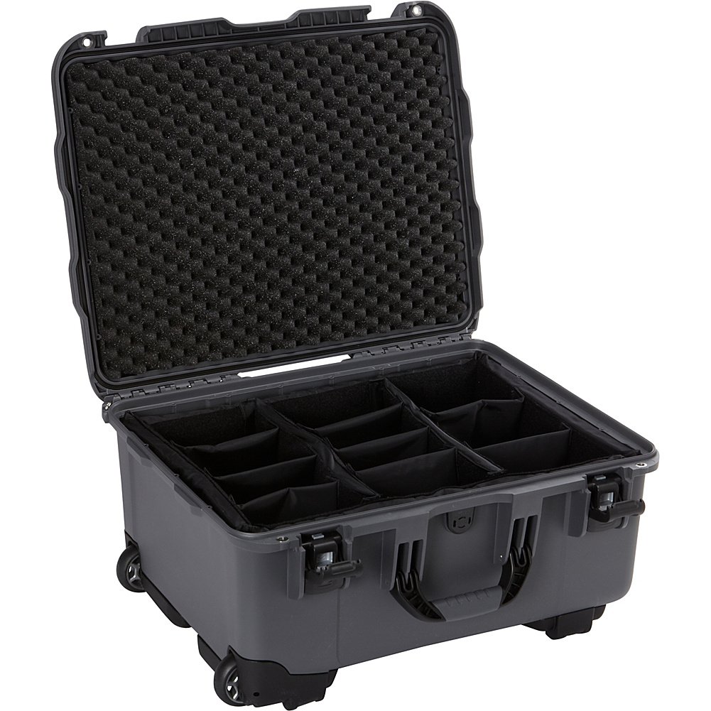 NANUK Waterproof Hard Case with Wheels and Foam Insert - Orange | Durable Protective Case for Travel, Photography & Outdoor Equipment | Perfect for Air Travel, Camping & Professional Gear Storage