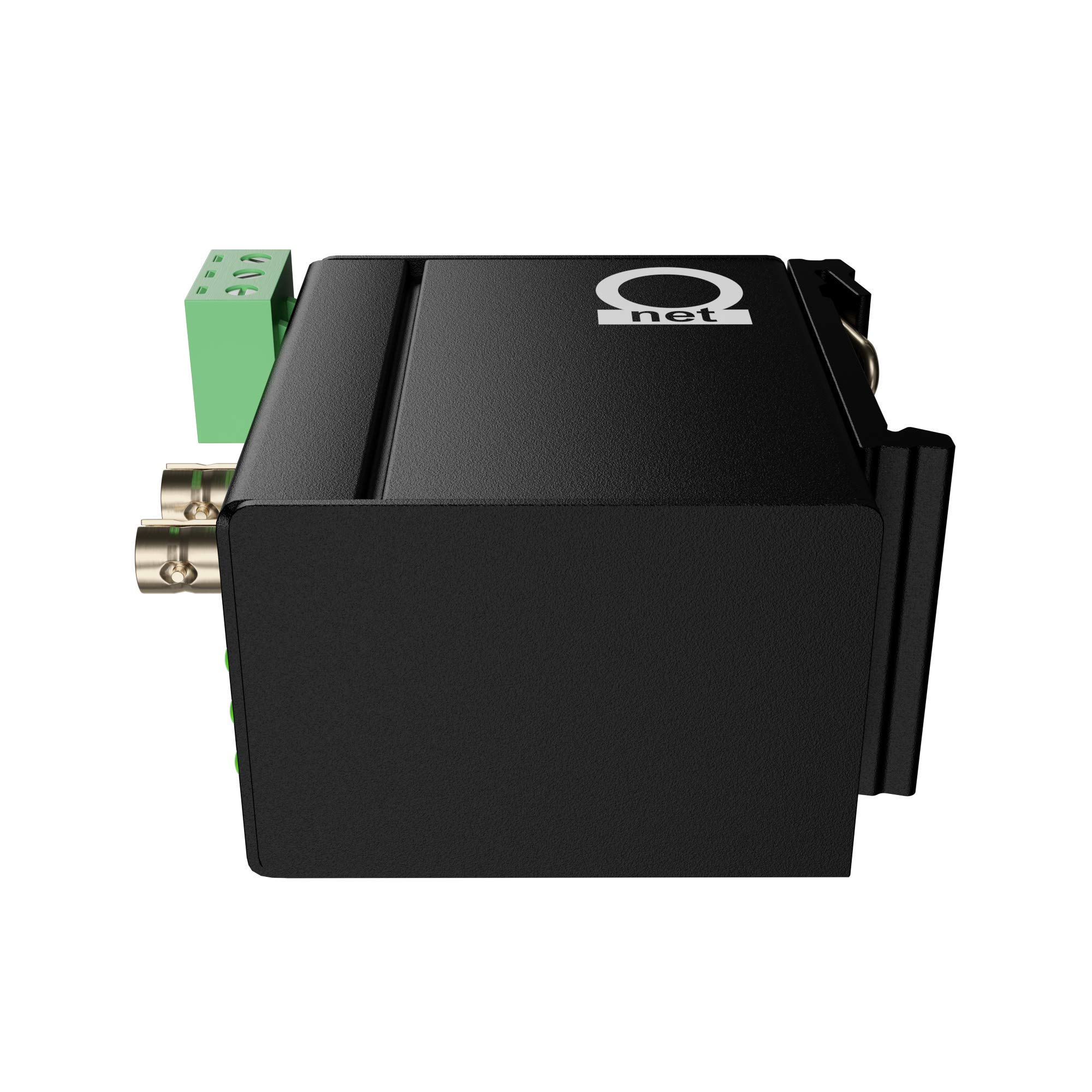 Industrial DIN Rail Mount 850nm Gigabit Fiber Optic Media Converter - 1000Base-SX/100Base-SX - 10/100/1000Mbps Auto-Sensing UTP Port - 550m Range for Factory Automation & Network Infrastructure