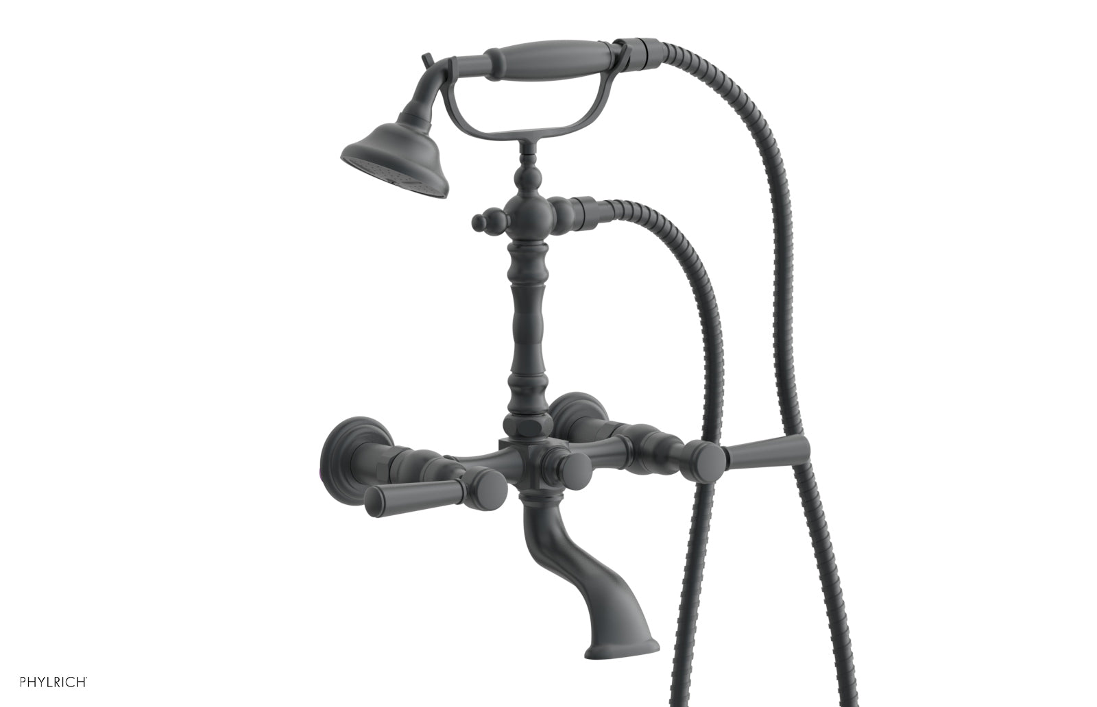 HEX TRADITIONAL Exposed Tub & Hand Shower Faucet with Lever Handle K2393 23 - Perfect for Bathroom Renovation & Modern Home Decor
