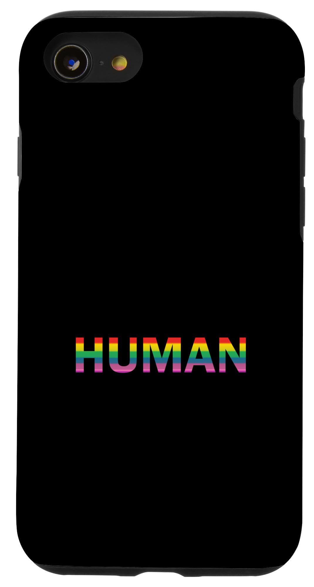 iPhone SE (2020) / 7 / 8 LGBTQ+ Pride Phone Case - Gay Lesbian Bisexual Transgender Queer Inclusive Protective Cover - Perfect for Pride Month, Parades & Everyday Support