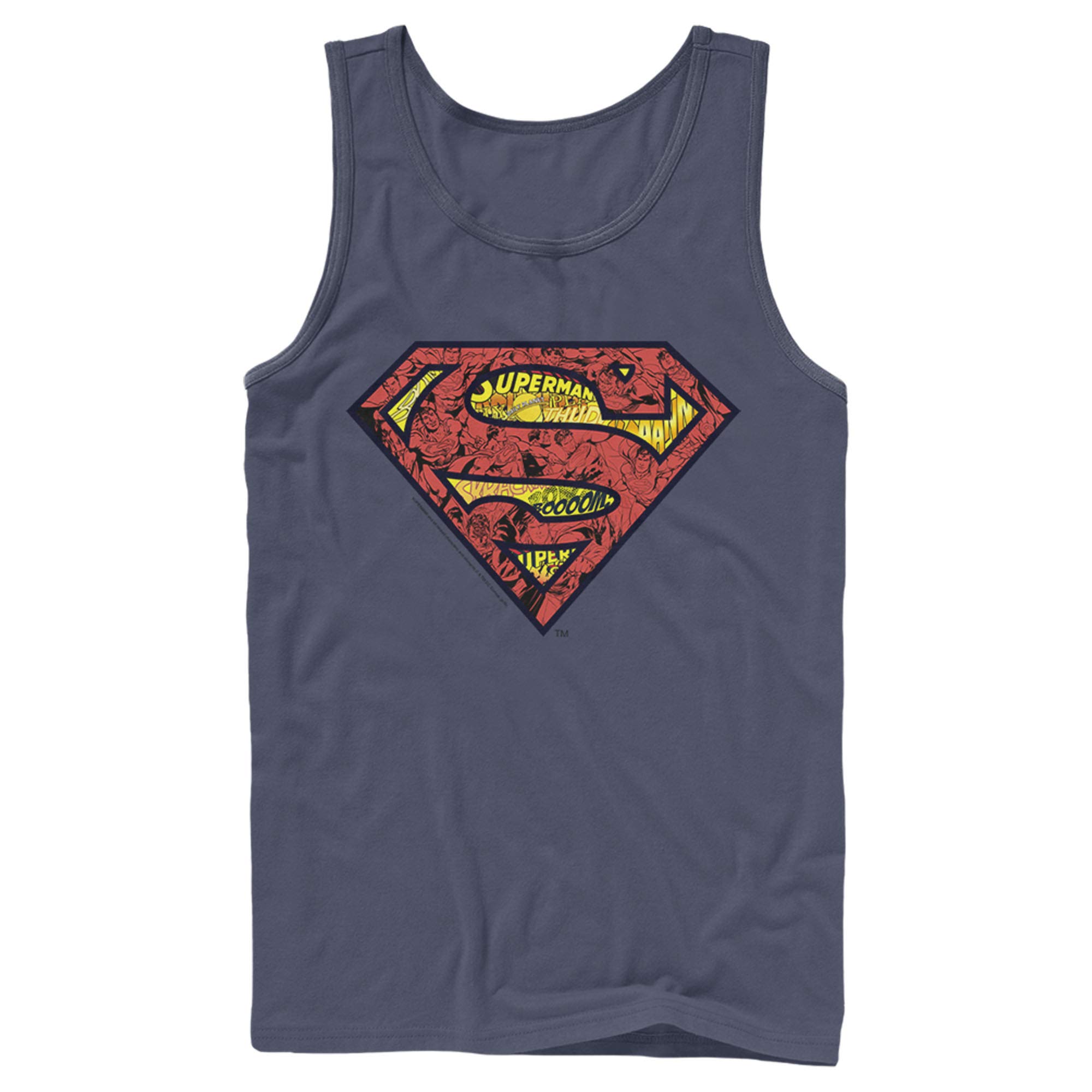 Men's Superman Logo Tank Top - Casual & Superhero Style