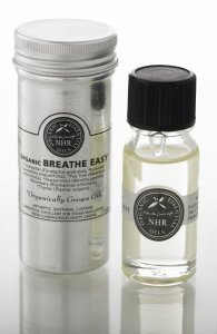 NHR Organic Breathe-Easy Essential Oil Blend - 100% Pure & Natural Aromatherapy Oil for Respiratory Support (50ml) - Perfect for Diffusers, Massage & Stress Relief
