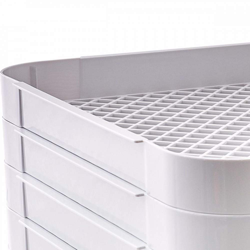 Excalibur ECB50B EZ Dry 5-Tray Stackable Electric Food Dehydrator with Temperature Control & Heat Sensor - Includes Mesh Screens, Yogurt Cups, Fruit Roll Sheets - BPA Free - Perfect for Drying Fruits, Vegetables, Herbs, Making Jerky & Yogurt at Home - Black